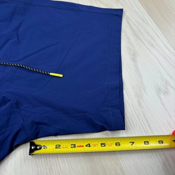 NWT Bonobos Womens Blue Drawstring Waist Night Train The Rec Swim Shorts Sz L - Picture 4 of 11